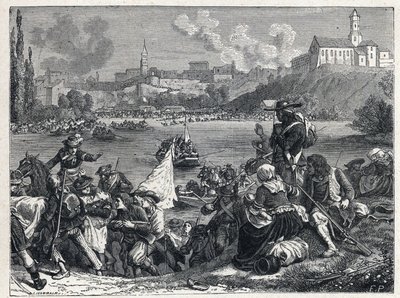 Guerra di Vandea (1793-1796): i Vandeani, sconfitti nella battaglia di Cholet, tornano alla Loira il 18 ottobre da French School