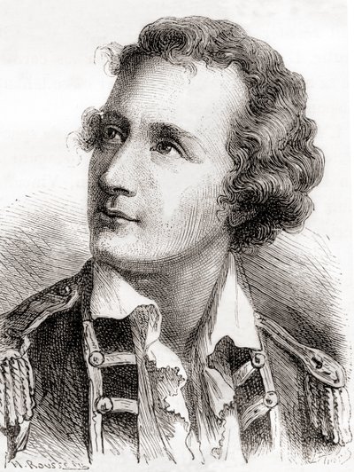 Vicenzo Lunardi, da Les Merveilles de la Science, pubblicato c.1870 da French School
