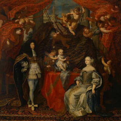 Vittorio Amedeo II (1666-1732) Duca di Savoia con sua moglie Anna d