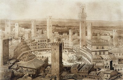 Vista su Siena, da Fragments d