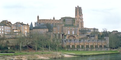 Vista della Cattedrale di Albi, iniziata nel 1282 da French School
