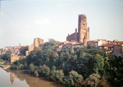 Vista della Cattedrale di Albi, iniziata nel 1282 da French School