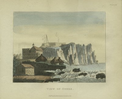 Veduta di Gorée, 1821 da French School