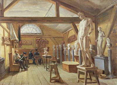 Veduta di uno studio in una scuola d