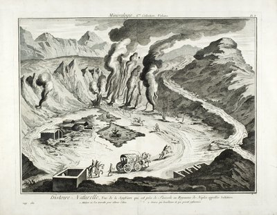 Veduta del Vulcano Solfatara, Pozzuoli, Napoli da French School