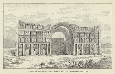 Vista del Takht-i-Khosru da French School