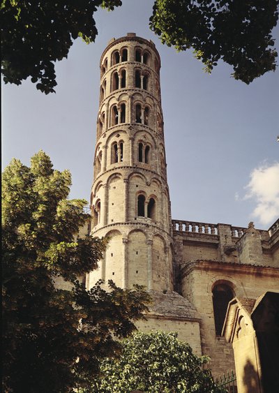 Vista della Tour Fenestrelle della Cattedrale di St. Theodorit da French School