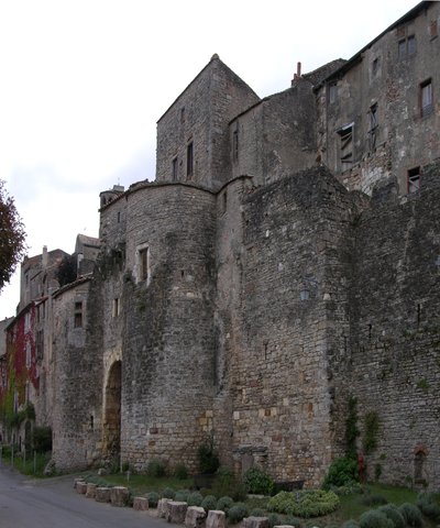 Veduta del villaggio fortificato da French School