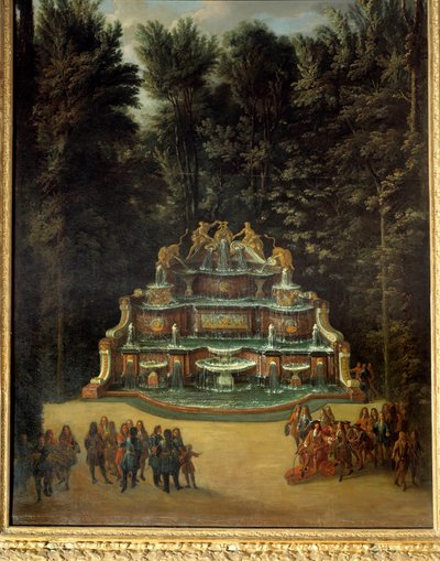 Vista della fontana del Buffet d