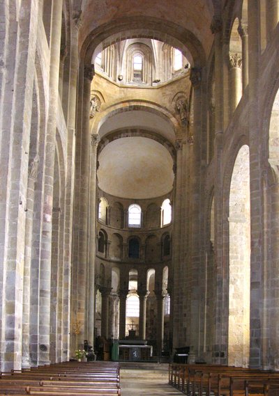 Veduta della navata, c.1050 da French School