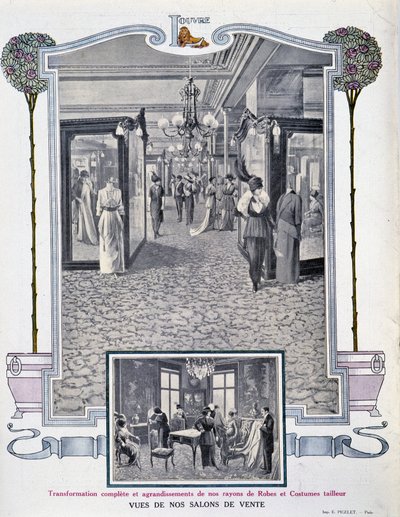 Vista delle fiere di vendita del negozio 