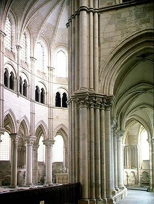 Veduta del Transetto e Parte del Deambulatorio, 1120-50 da French School