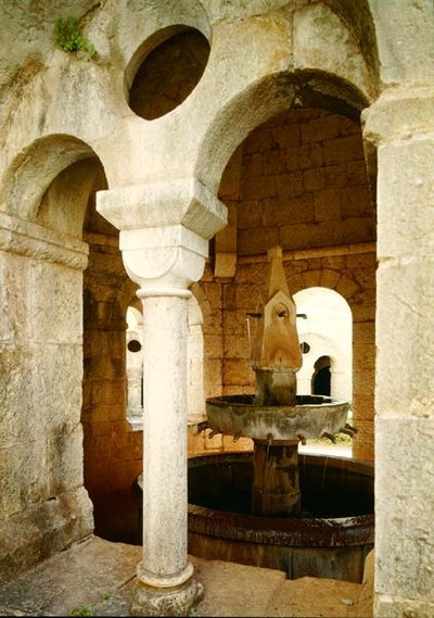 Vista della fontana d