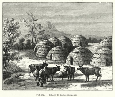 Villaggio di Cafri, Zulu da French School