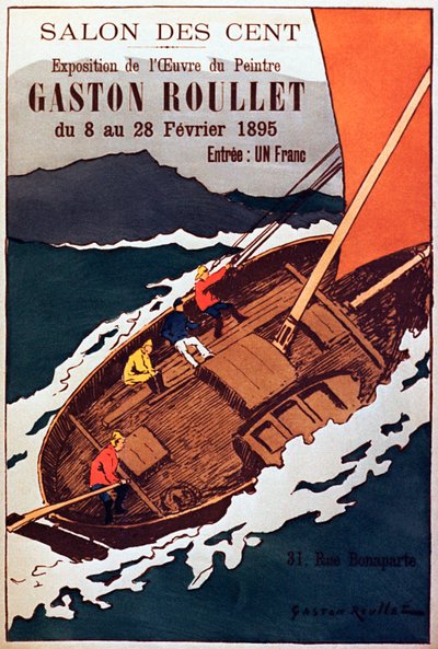 Poster vintage per la mostra di pittura dell