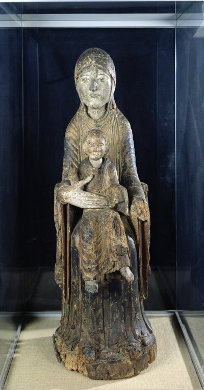 Vergine e Bambino in Maestà, da Forez da French School