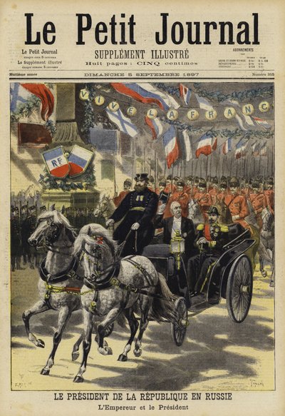Visita del Presidente francese Félix Faure in Russia, 1897 da French School