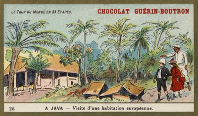 Visita a una casa europea, Giava da French School