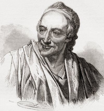 Voltaire, da Histoire de France, pubblicato c.1880 da French School