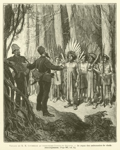 Viaggio di M. H. Coudreau nel territorio indiano della Guyana da French School