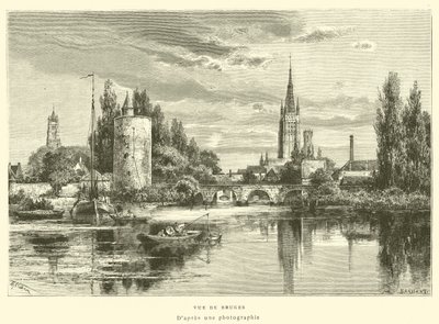 Veduta di Bruges da French School