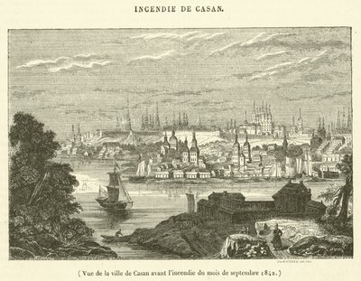Veduta della città di Casan prima dell