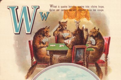 W: Whist ha quattro ladri, quattro lupi molto cattivi, che siamo sicuri di vedere combattere tutti i colpi da French School