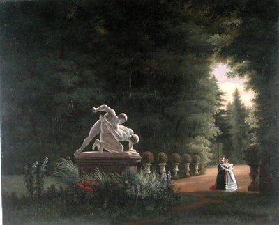 Passeggiata nella Folie-Beaujon a Parigi, c.1830 da French School