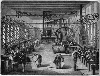 Guerra del 1870: fabbrica di capsule esplosive. Bayonne, Pirenei Atlantici (64) da French School