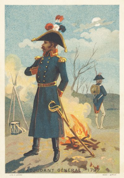 Generale di mandato nel 1797 da French School