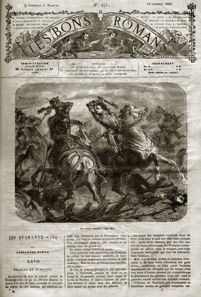 Guerre di religione - I Quarantacinque - La singolare battaglia di Henri de Joyeuse (1563-1608) - I buoni romanzi 1864 - Alexandre Dumas Padre da French School