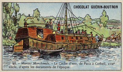 Battello da Parigi a Corbeil da French School