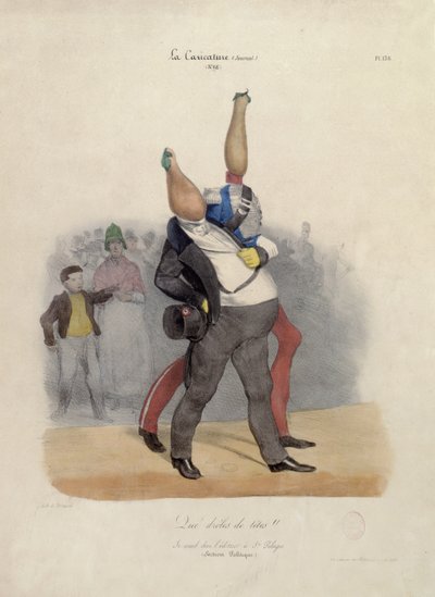 Che teste buffe!, caricatura di Louis-Philippe d