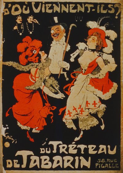 Da dove vengono? Dal Treteau de Tabarin, Pigalle, Parigi da French School