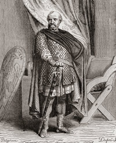 Guglielmo I, da Histoire de France, c.1880 da French School