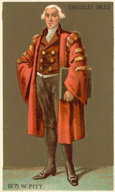 William Pitt il Vecchio (1708-1778), statista inglese da French School