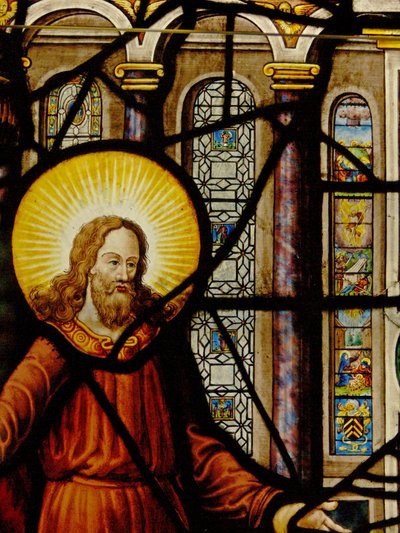 Finestra Charnier-10 che raffigura Cristo e l