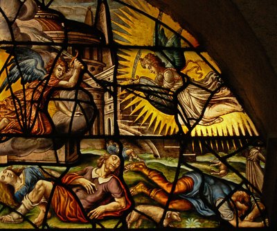 Finestra nel Charnier raffigurante la Pasqua ebraica e l