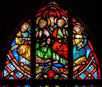 Pentecoste: Vergine e quattro apostoli da French School