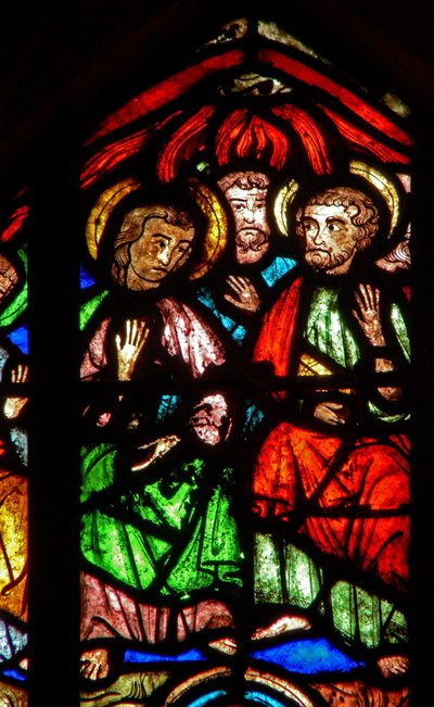 La Vergine Maria a Pentecoste da French School