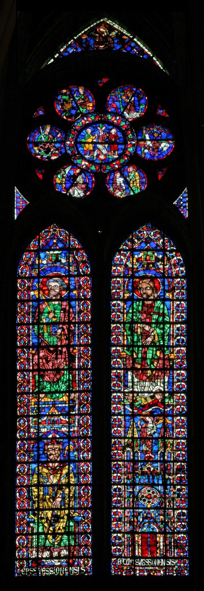 Finestra w102 raffigurante San Pietro e Sant