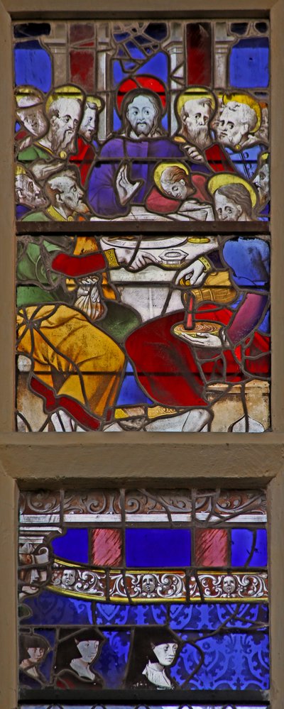 Donatori con San Giovanni Battista da French School