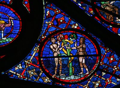 Storia di Adamo ed Eva: il serpente inganna da French School