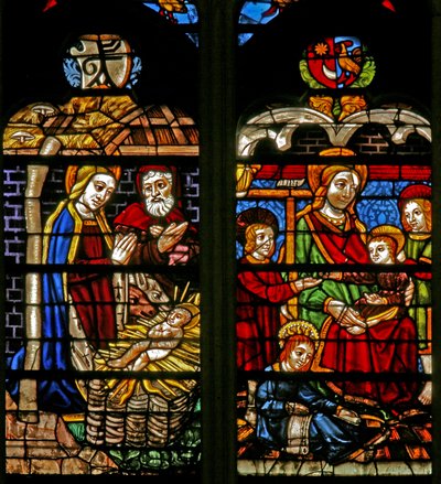 Natività; Maria Cleofe e i bambini apostoli da French School