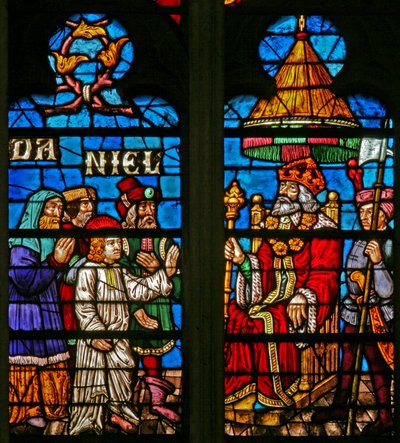 Scene dalla storia di Daniele: davanti a Nabucodonosor da French School