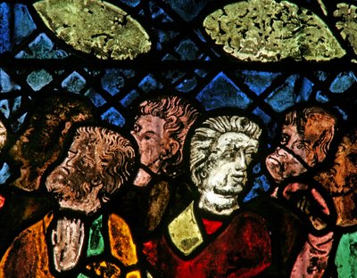 Finestra w14 raffigurante gli Apostoli all