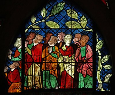 Finestra w14 raffigurante gli Apostoli all