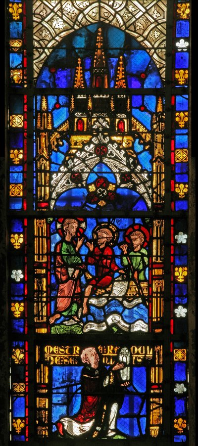 Finestra w14 raffigurante la chiamata di San Pietro da French School