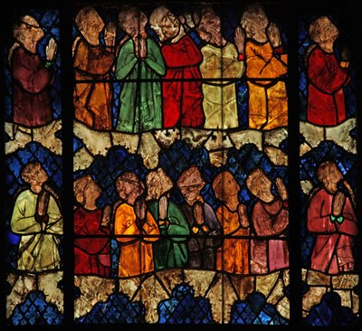 Scena del Giudizio Universale: gli Eletti da French School