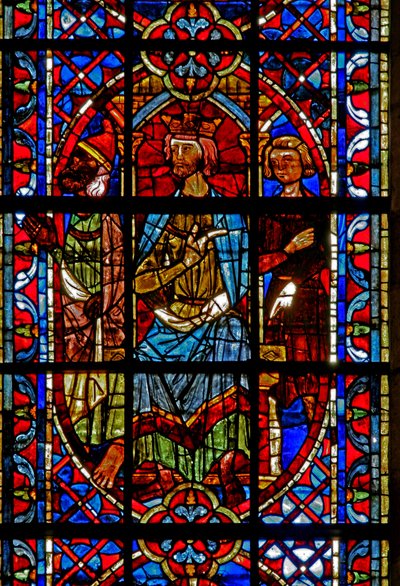 Finestra w204 raffigurante San Pietro e San Paolo davanti all